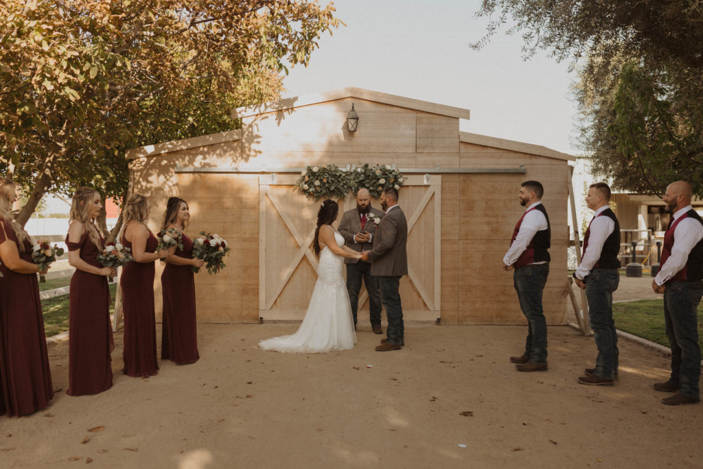 Backyard wedding